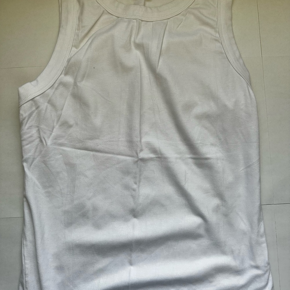 Classic White Sleeveless Top